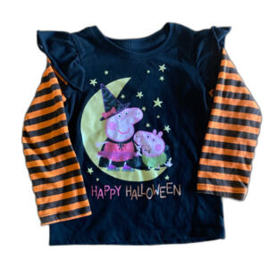 Peppa Pig Halloween Long Sleeve Tee Girls' 4T